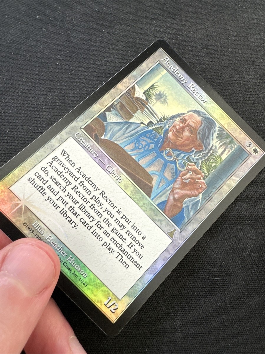 FOIL Academy Rector | MtG Magic Urza's Destiny | English | Near