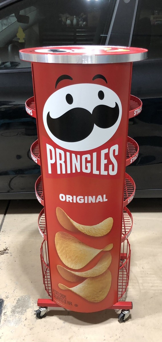 Pringles Display Stand Limited Edition All Metal 48” Unique | eBay
