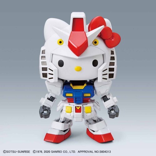 NEW Bandai Hello Kitty x RX-78-2 Gundam SD EX-Standard Plastic
