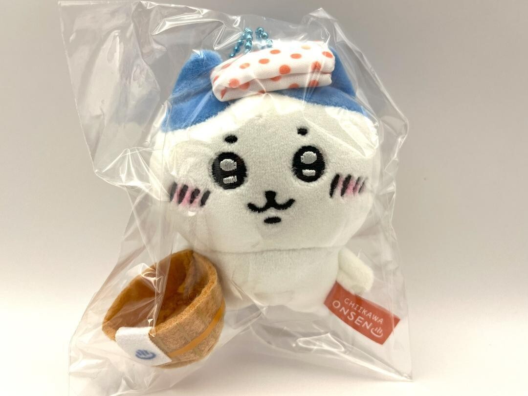 set of 3/Hot Spring Limited Hachiware Hot Spring Plush Keychain