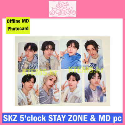 Stray Kids Fan Meeting SKZ 5'clock STAY ZONE Photocard MD skzoo