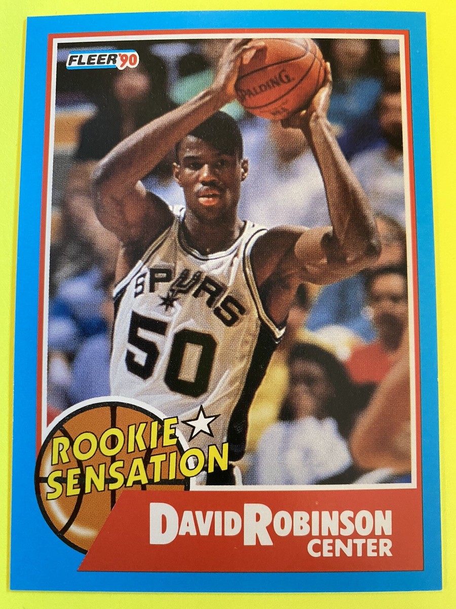 1990-91 Fleer David Robinson Rookie Sensation Basketball Card