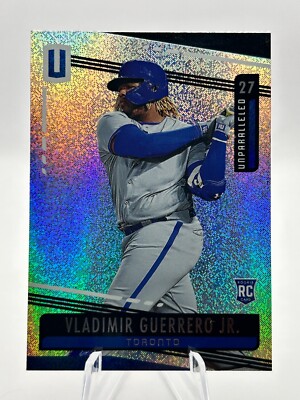 VLADIMIR GUERRERO JR 2019 PANINI UNPARALLELLED ROOKIE TORONTO BLUE