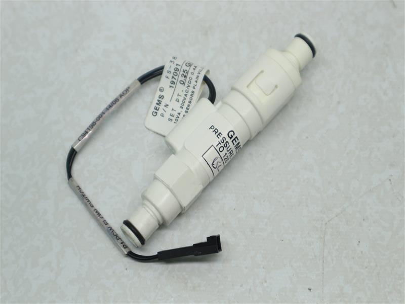 GEMS Sensors 197091 Flow Sensor Switch 10VA 200VAC/VDC 0.4A MAX