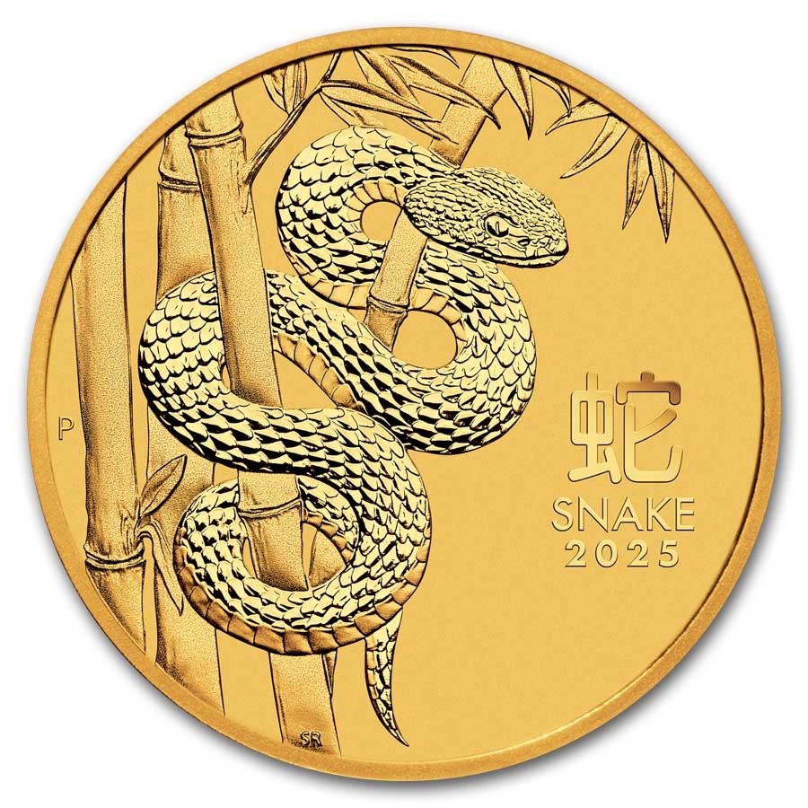 2025 Australia 1/20 oz Gold Lunar Snake BU (Series III) | eBay