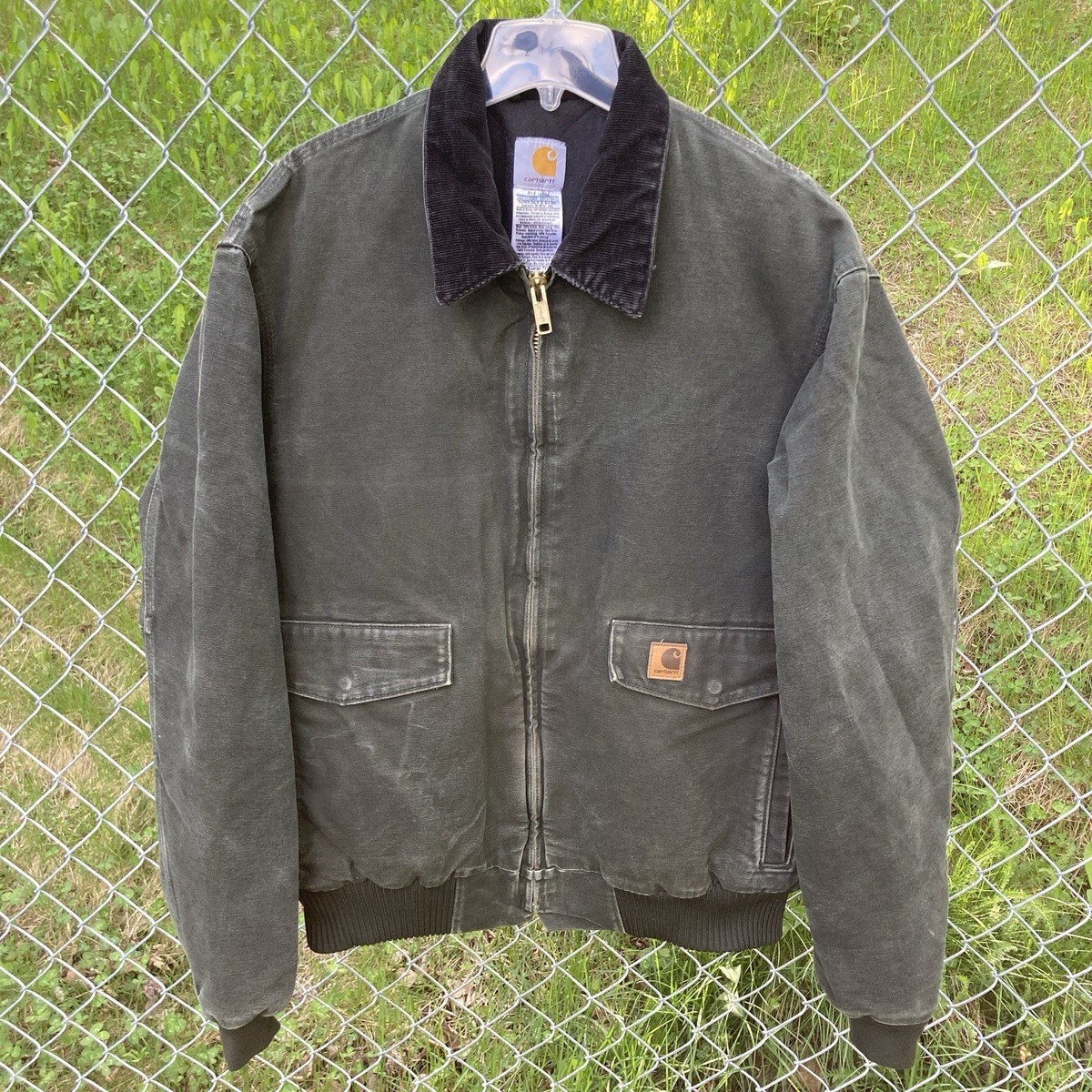 Carhartt J165 MOS Quilt Lined Sandstone Bomber Jacket Men's XL