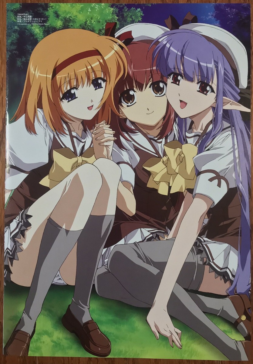 Double Sided Anime Poster: Shuffle, Kamichu | eBay
