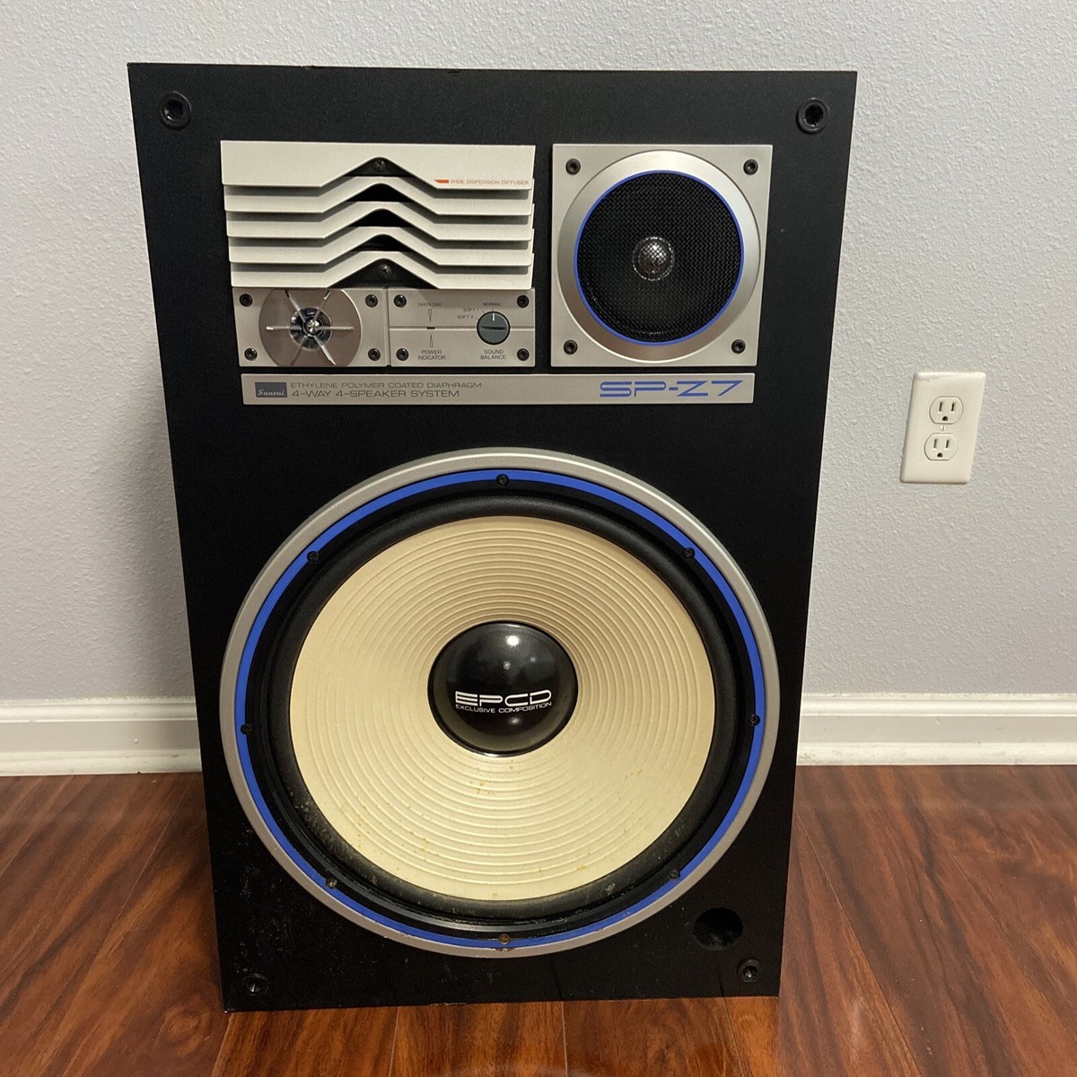 SANSUI SP-Z 7 4-WAY 4-SPEAKER SYSTEM SINGLE | eBay