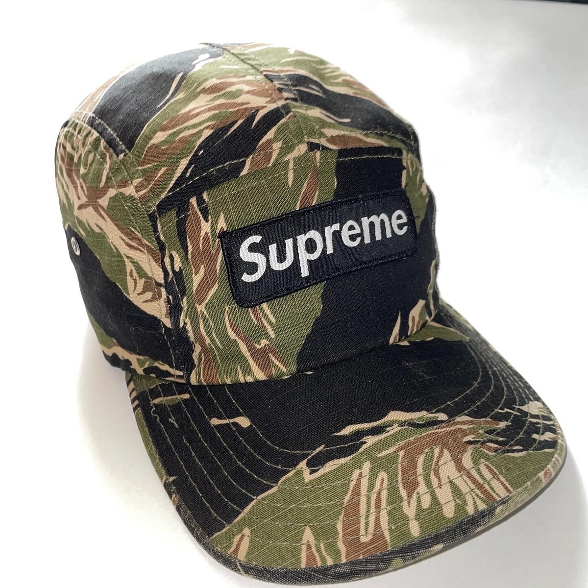 Supreme 2000s Tiger Camo Camp Cap Hat | eBay