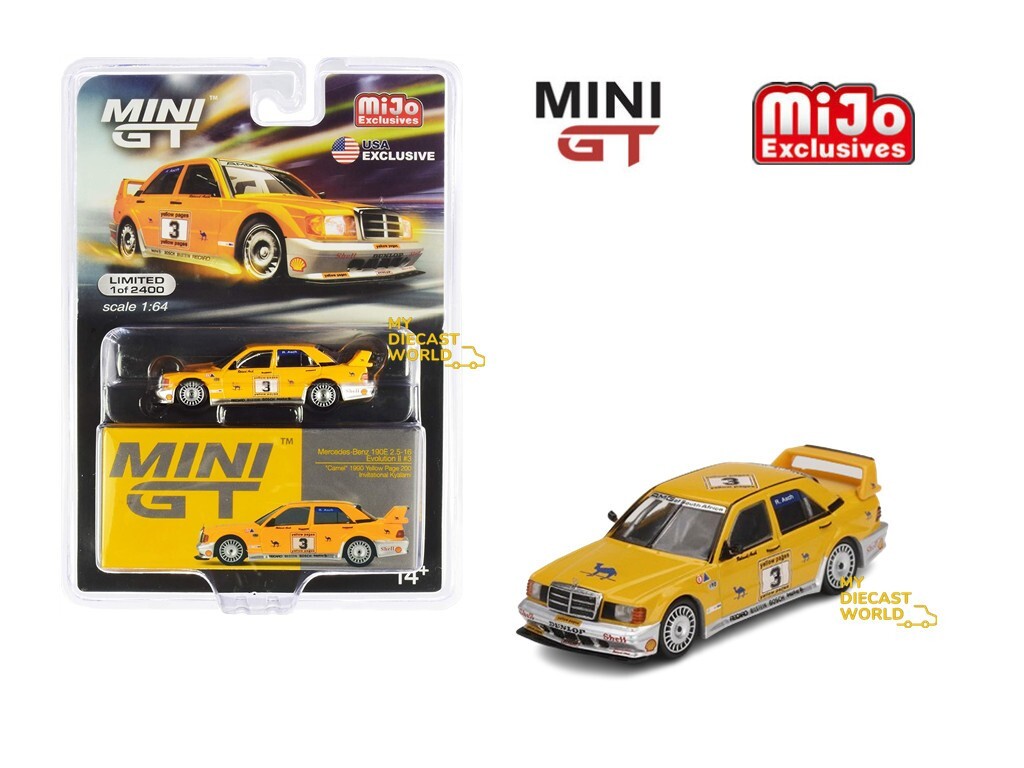 1:64 TSM Mini GT 187 Mercedes-Benz 190E 2.5-16 Evolution II #3