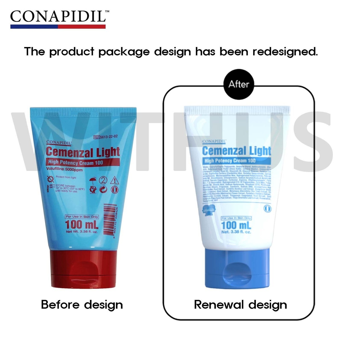 CONAPIDIL Cemenzal Light Cream 100ml / 3.38 fl.oz - Tracking_ | eBay