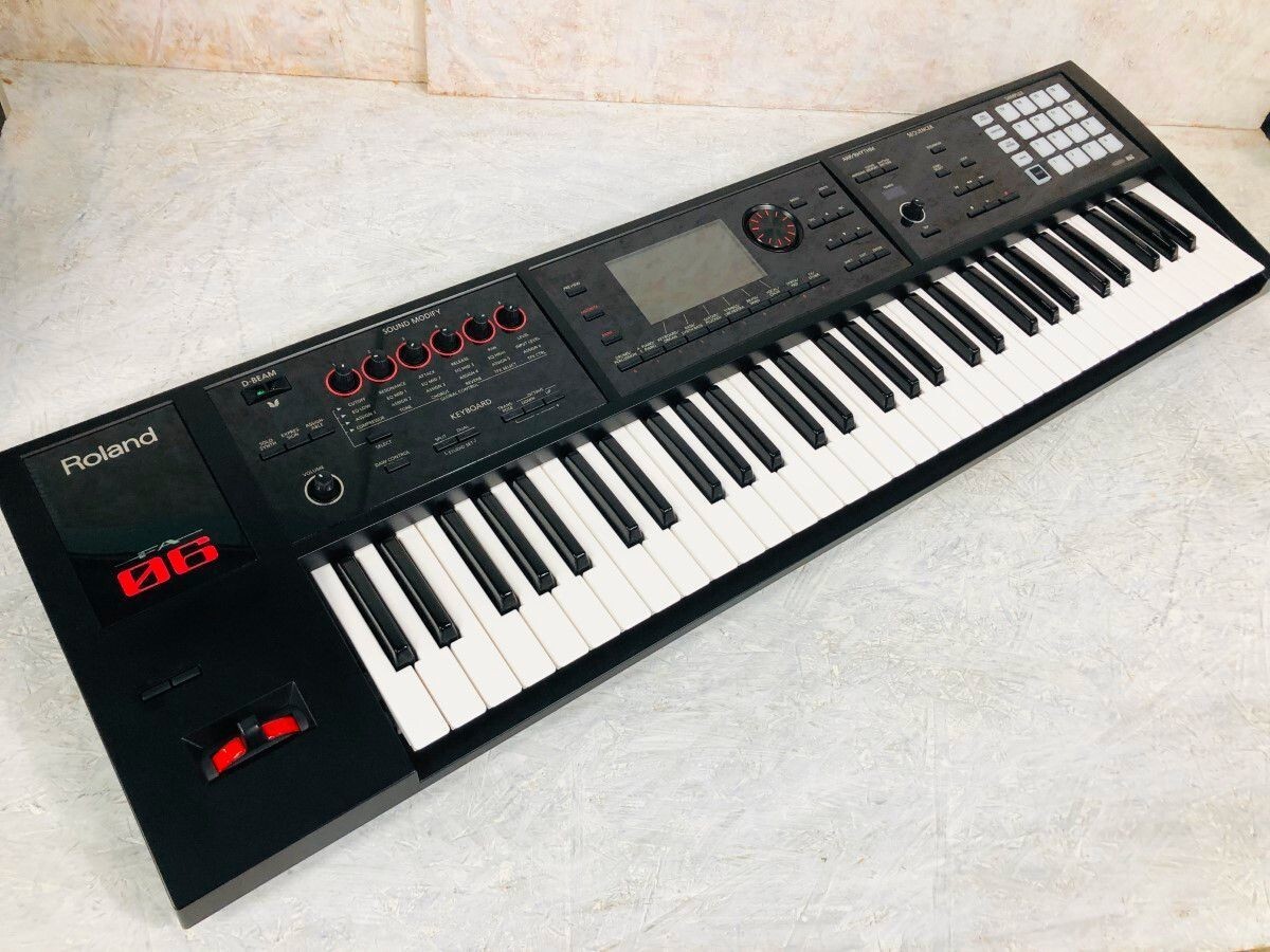 Roland FA-06 Music Workstation Synthesizer with Soft Case, AC