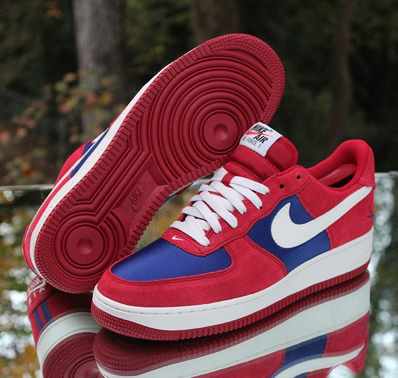 Nike Air Force 1 Low Scissors Men's Size 9.5 Gym Red Blue Sail
