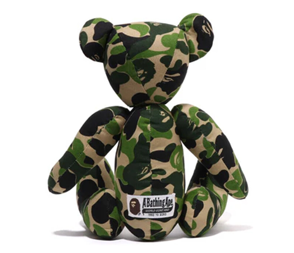 A BATHING APE Men's Ladies' Goods ABC CAMO BEAR PLUSH DOLL 35cm