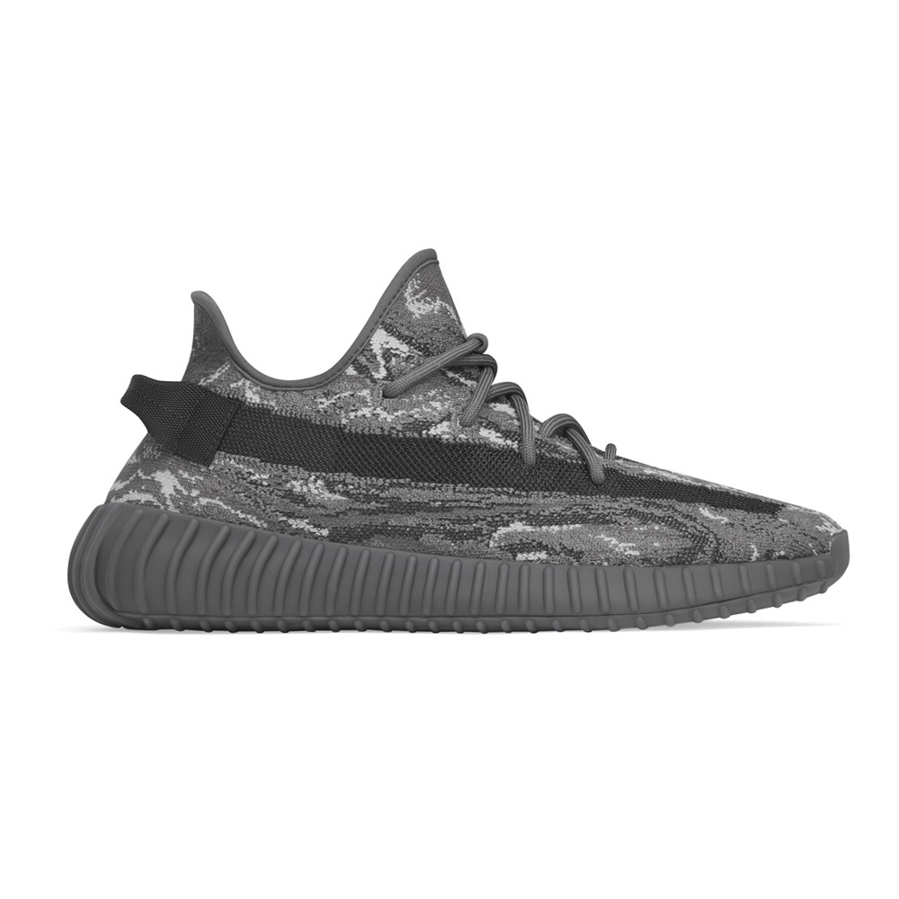 adidas Yeezy Boost 350 V2 Lace Up Mens Grey Sneakers Casual Shoes
