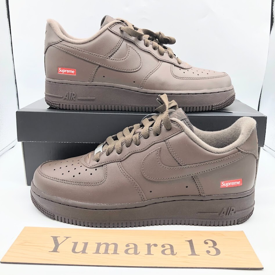 Supreme x Nike Air Force 1 Low Baroque Brown CU9225-200 Men's Size