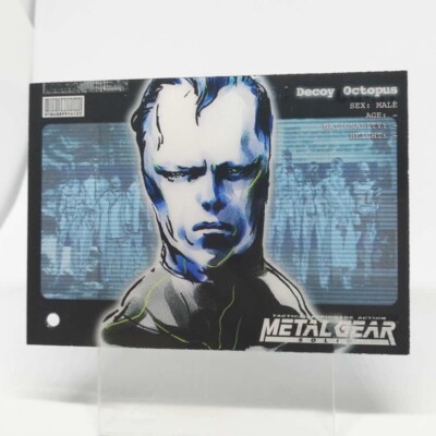 032 Decoy Octopus Metal Gear Solid Trading card Plastic Back