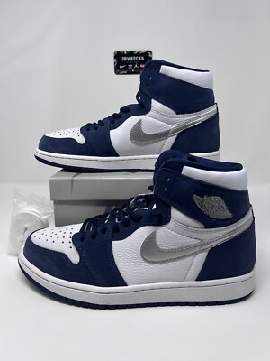 Air Jordan 1 Retro High CO.JP Midnight Navy White Silver Swoosh