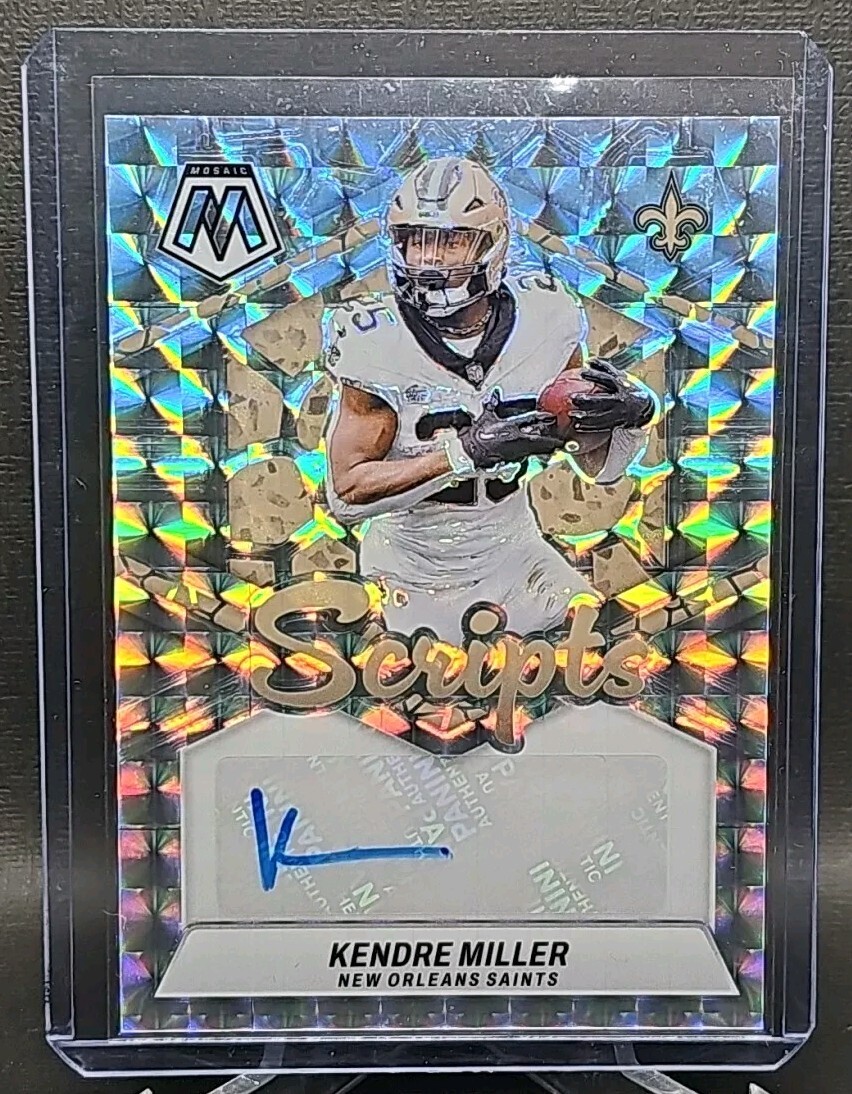 2024 Mosaic Kendre Miller Silver Scripts Auto Prizm | eBay