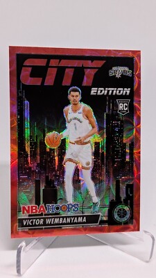 Victor Wembanyama 2023-24 Panini Hoops Premium Stock RC CITY