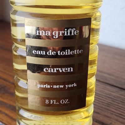 VINTAGE MA GRIFFE CARVEN PARIS New York EAU DE COLOGNE 8 FlOZ