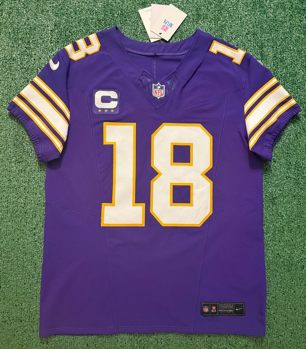 Justin Jefferson Minnesota Vikings 2025 Nike Vapor Elite Fuse