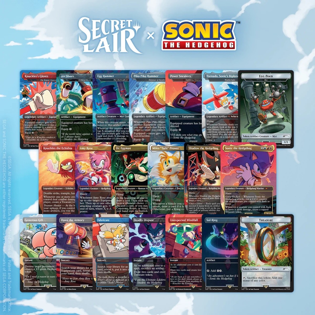 Secret Lair x Sonic Bundle Complete Foil/Nonfoil Edition MTG | eBay