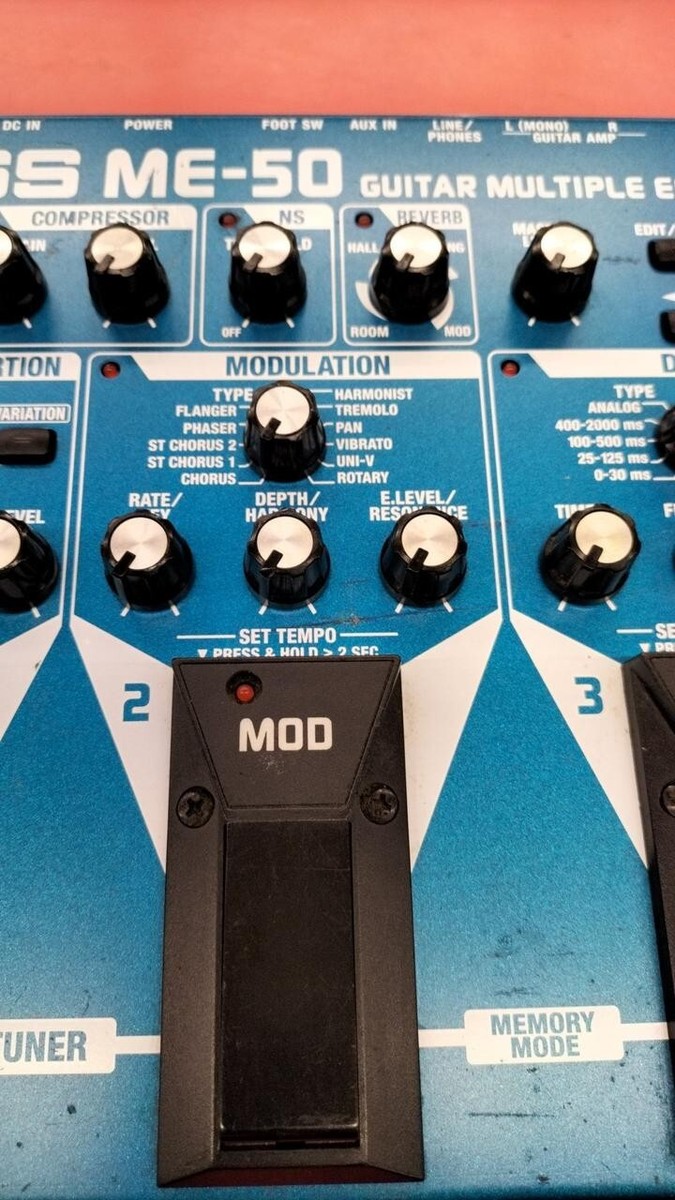 Boss ME-50 Guitar Multi-Effects Pedal - Versatile and Powerful