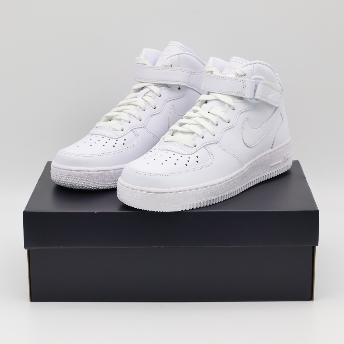 DZ2525-100 Nike Air Force 1 '07 Mid Fresh White Wolf Grey (Men's