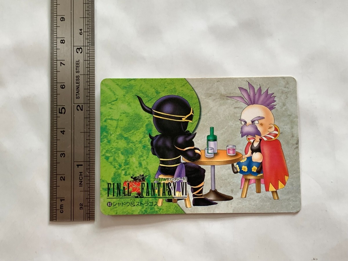Shadow FINAL FANTASY VI FF6 SQUARE ENIX japanese 1994 card Japan