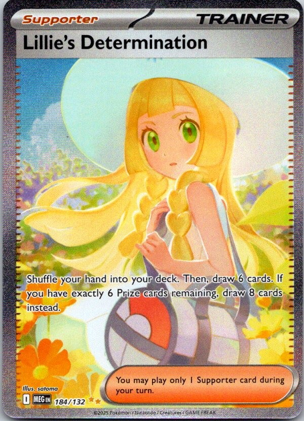 Lillie's Determination 2025 Mega Evolution #184/132 Special