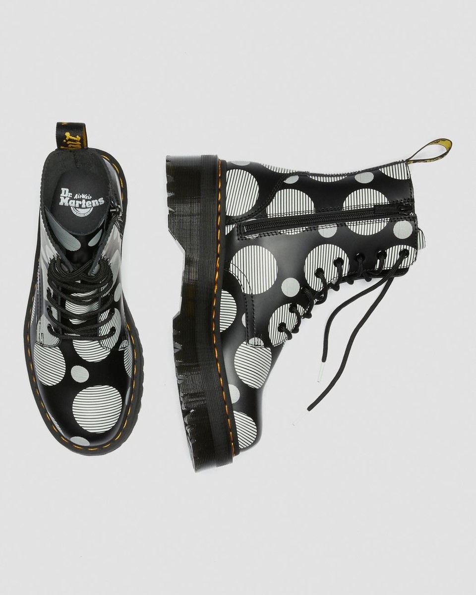Urban Outfitters x Dr. Martens Jadon Polka Dot Smooth Leather