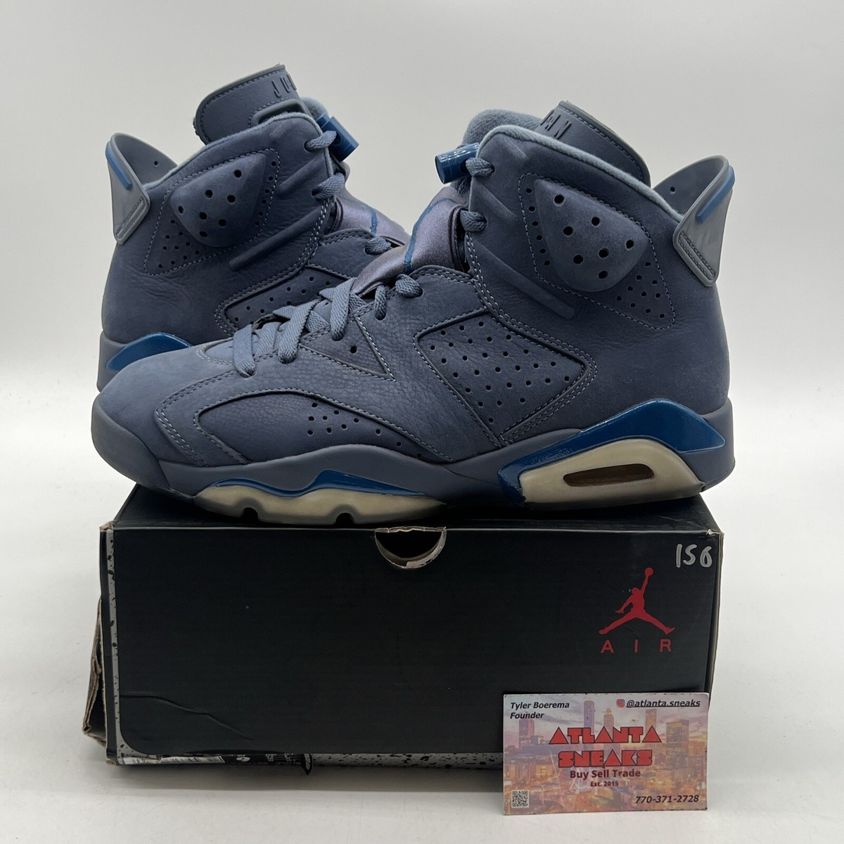 Size 9 - Air Jordan 6 Retro Diffused Blue Suede (384664-400) | eBay