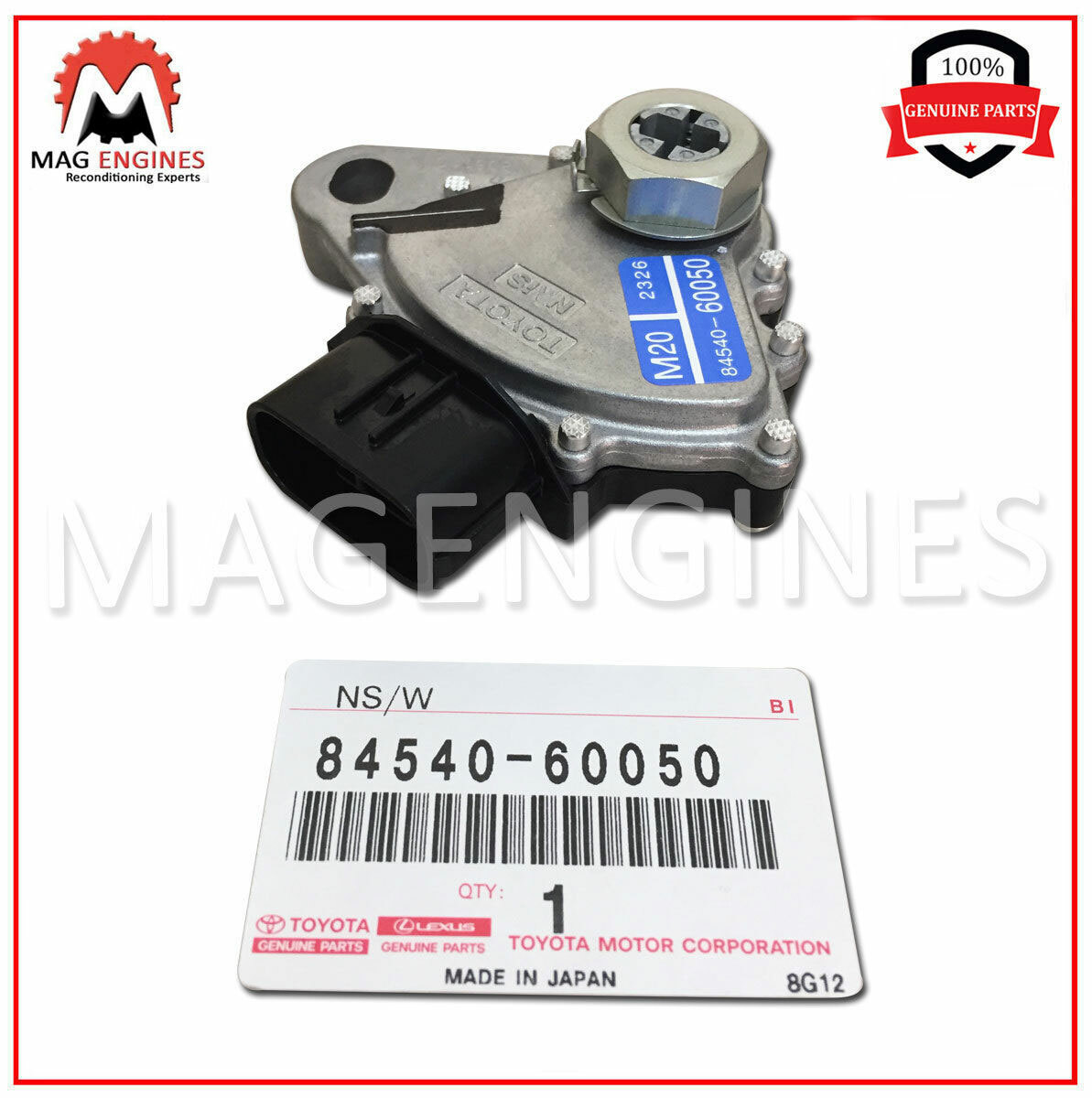 84540-60050 GENUINE OEM SWITCH ASSY, NEUTRAL START 8454060050 | eBay