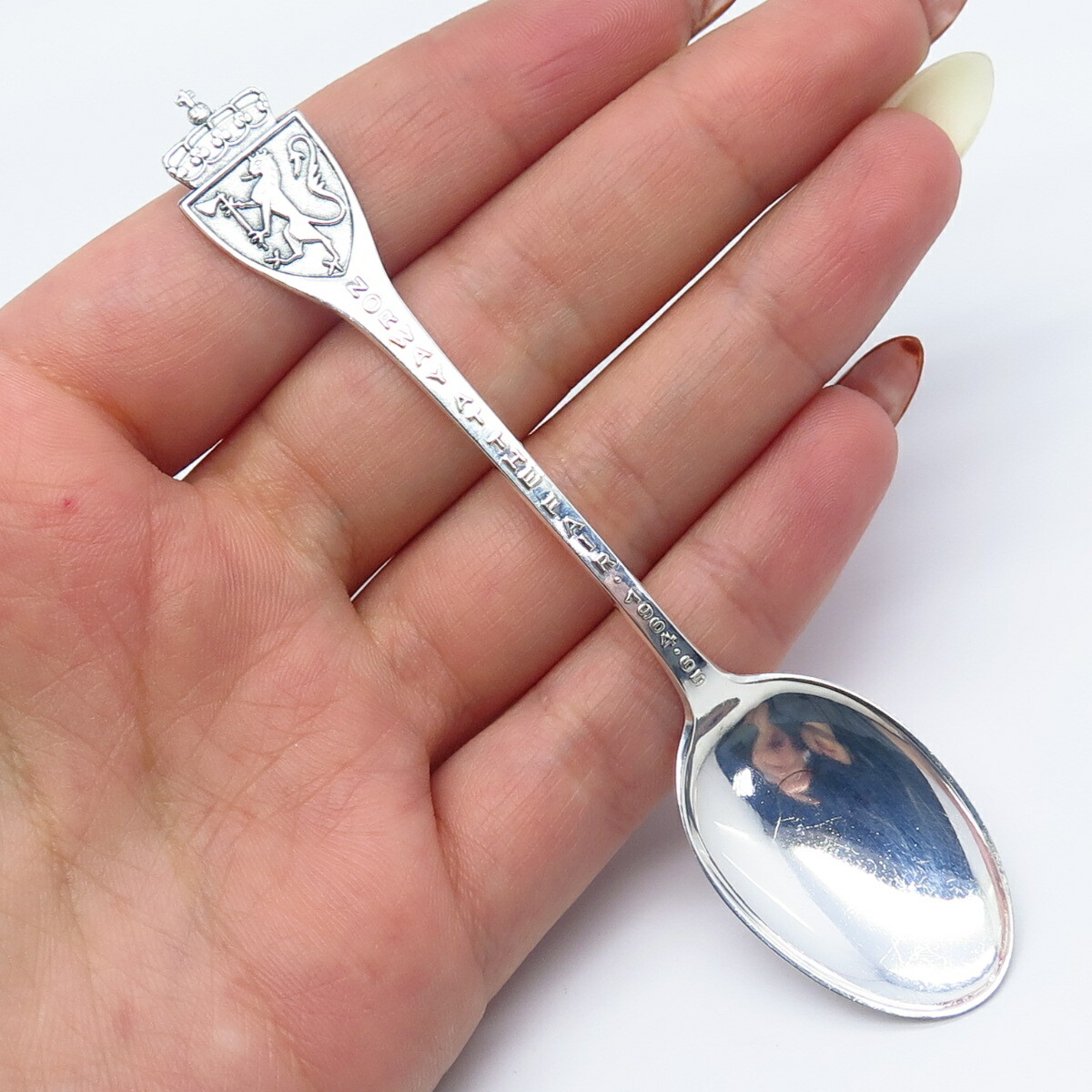 925S Sterling Silver Vintage Norway Th Marthinsen Coat of Arms