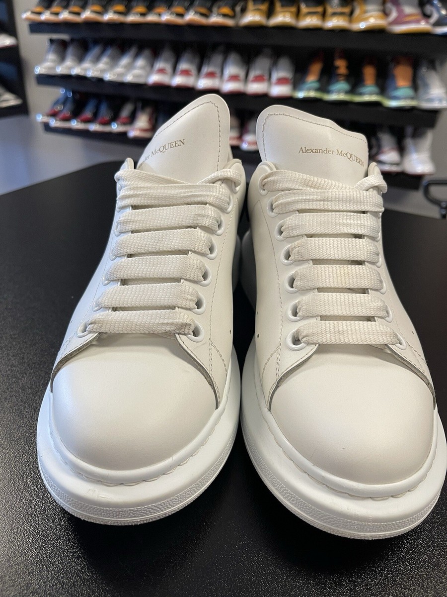 Size 39EU/9US - Alexander McQueen Oversized Sneakers White/Black