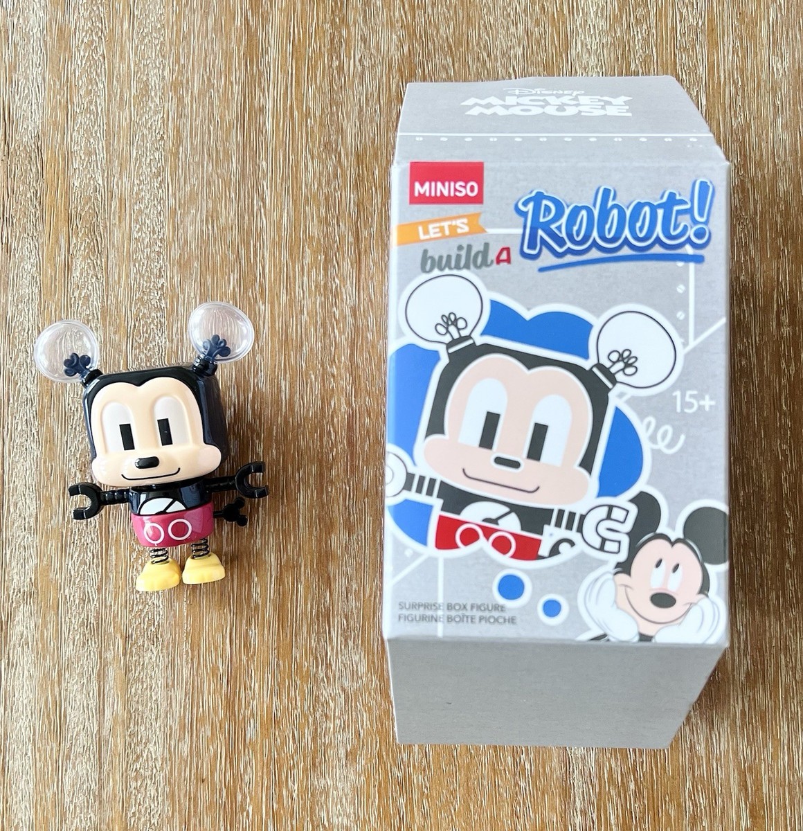 NEW Disney Miniso Lets Build Robot Friends Mickey Mouse Blind Box