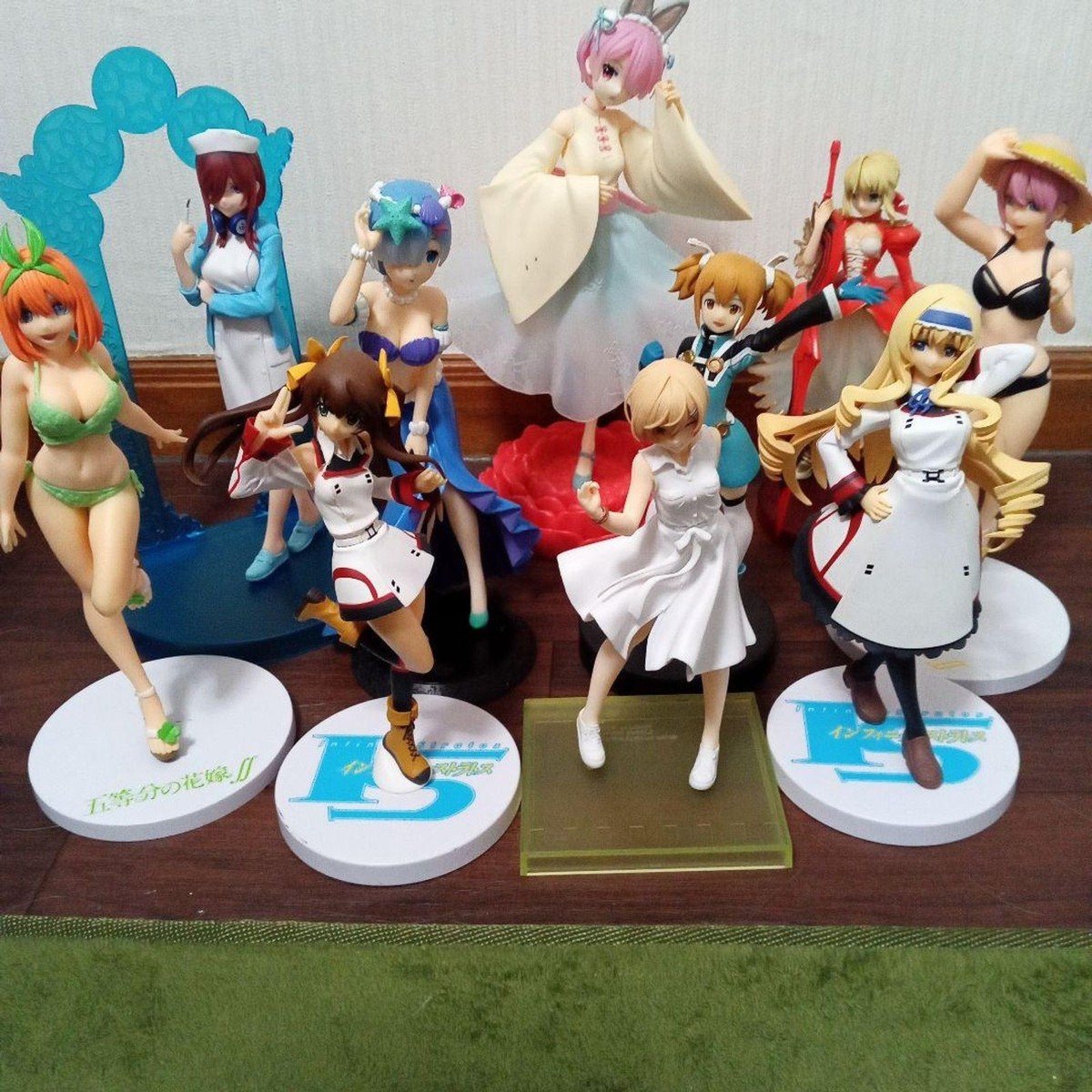 Anime Figure Lot - 10 Character Set - Japanese Import | eBay
