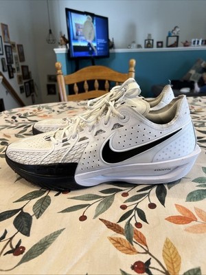 Nike GT 03 Cut Basketball Shoe Men's White/Black Sz 15 Zoom X | eBay