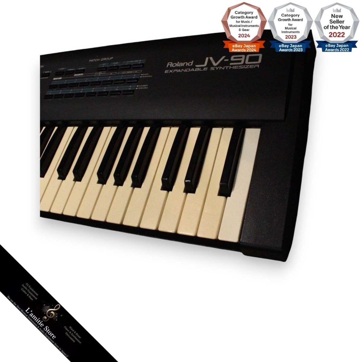 Roland Jv-90 76key Expandable Synthesizer Tested Working for sale