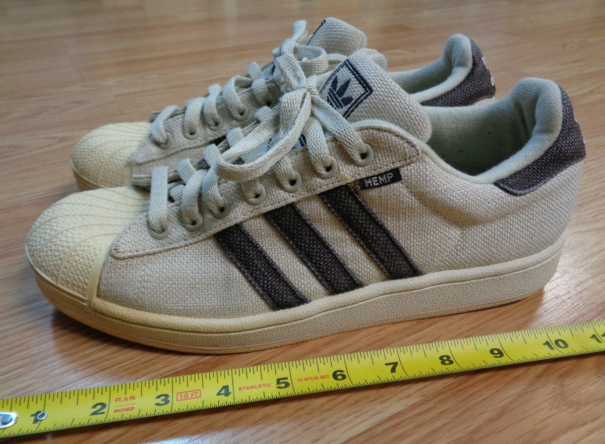 Adidas HEMP Original Superstar Shoes Men Size 8.5 US Skateboard
