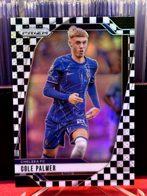 2024-25 Panini Prizm COLE PALMER Black White checkerboard Chlesea