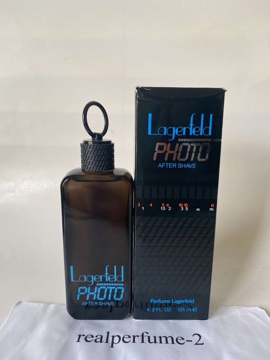 LAGERFELD PHOTO by KARL LAGERFELD 4.2 oz AFTER SHAVE SPLASH. AS