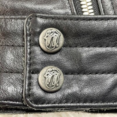 JACKROSE VINTAGE x The Rolling Stones Men's Leather Jacket