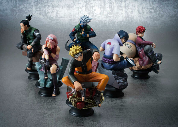 Naruto Shippuden Chess Piece Collection R Vol. 1 Case of Six