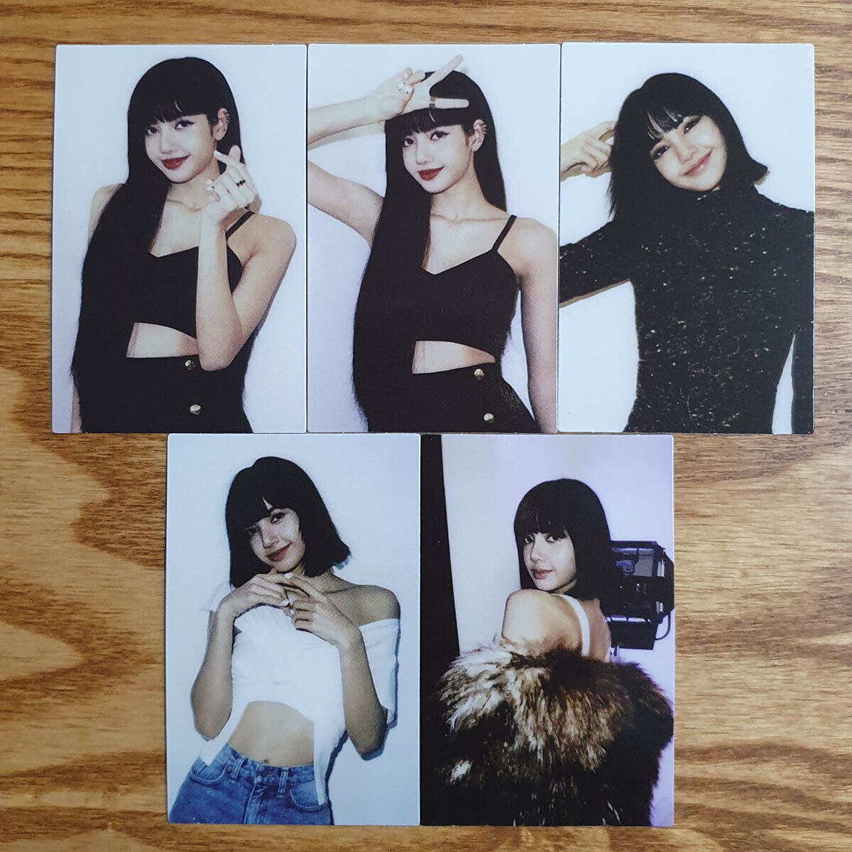 Lisa Official Photocard 5 pcs Set BlackPink 1st Full Album The