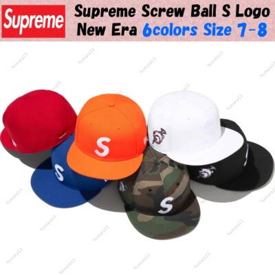 Supreme Screw Ball S Logo New Era 6colors Size 7-8 | eBay