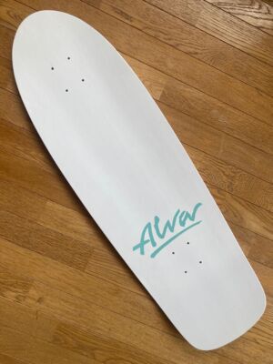 Alva skateboard deck LEOPARD REISSUE RED & WHITE unused item