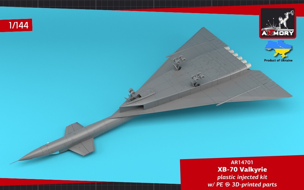 XB-70 Valkyrie US Supersonic Strategic Bomber Armory Models