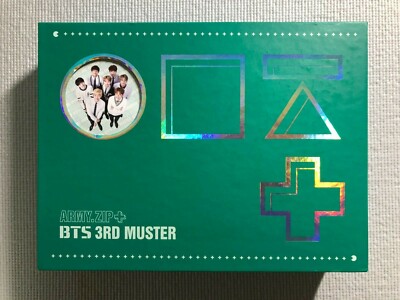 BTS 3rd Muster Army Zip + Official DVD Full Set 3 Disc (No Photo